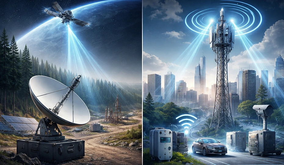 Сравнение VSAT и 4G/5G для M2M: что выбрать для телеметрии, мониторинга и удалённых объектов